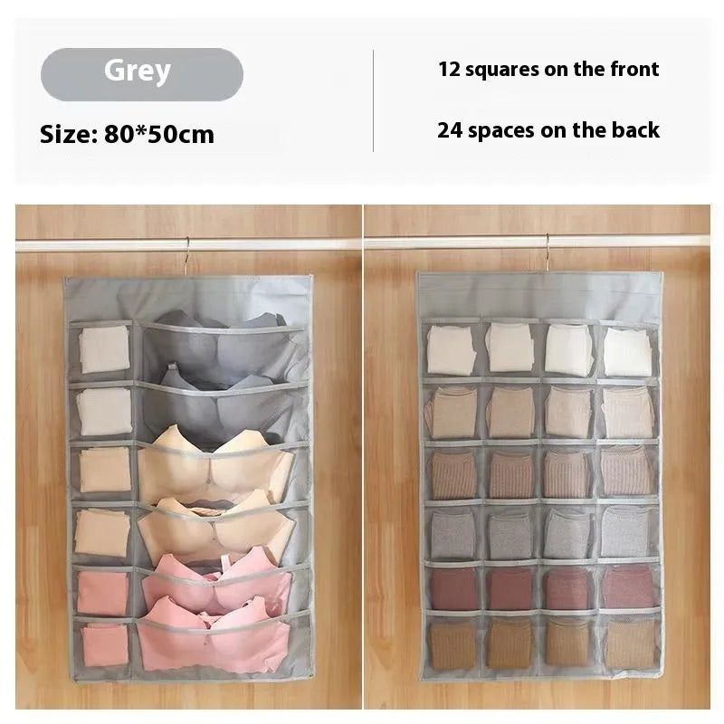 ποΈ Double-Sided Hanging Storage Bag β Declutter Your Wardrobe in Style! β¨