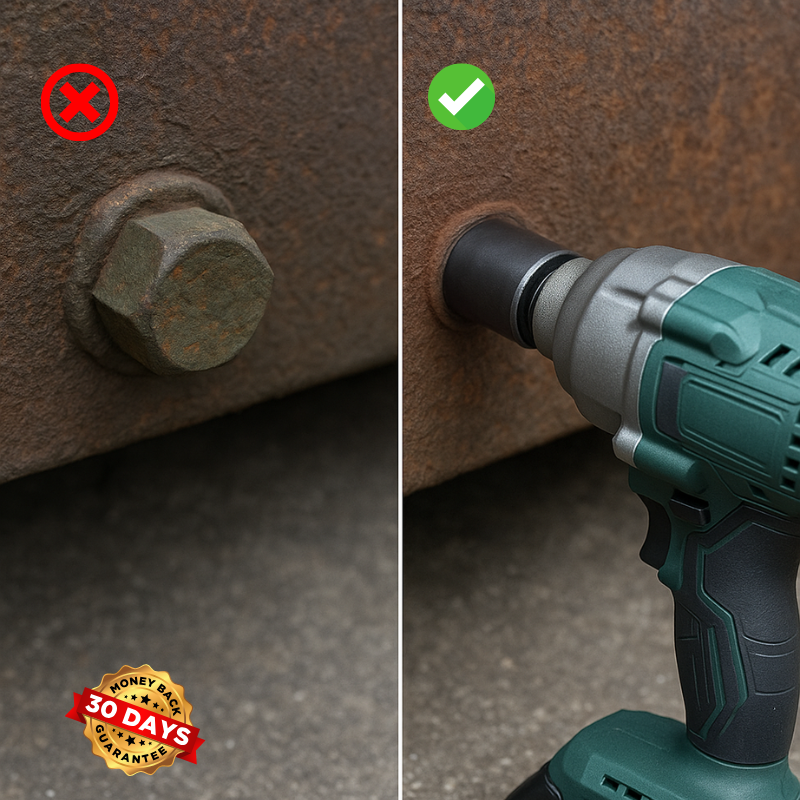 WrenchForce™ 520N·m Cordless Impact Tool with Tungsten Steel Shaft