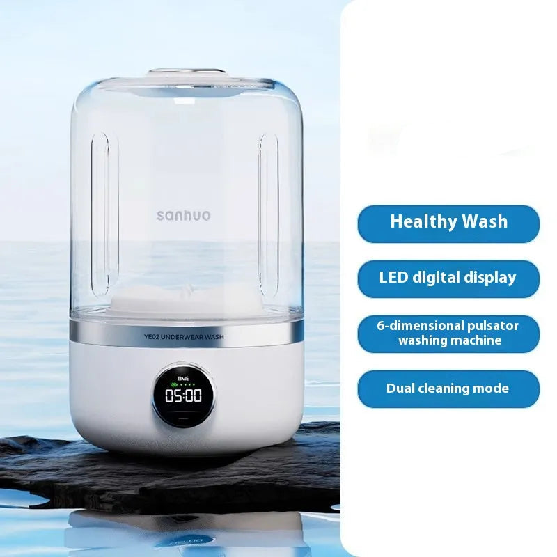 CleanEase™ Mini Rechargeable Washing Machine