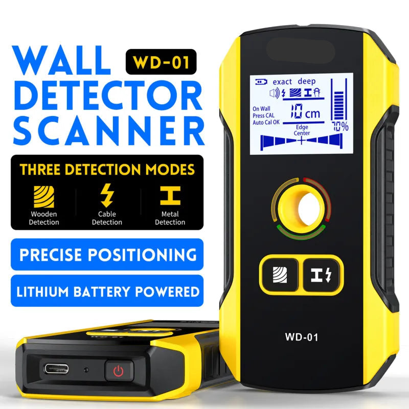 π₯ Find Hidden Wires, Pipes & Studs Instantly with the WD-01 Wall Detector! π₯