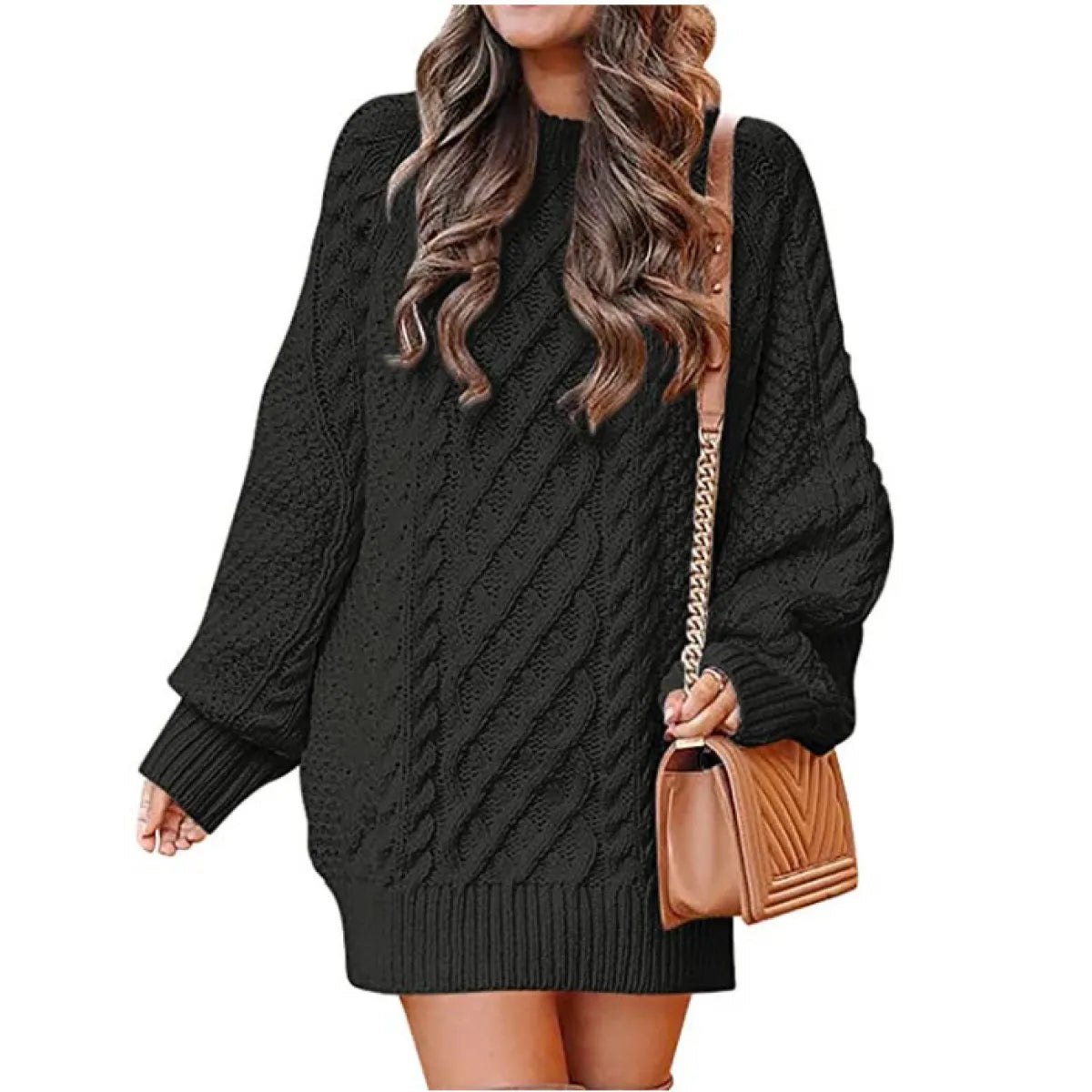 TwistKnit™ Women’s Long Sleeve Sweater Dress
