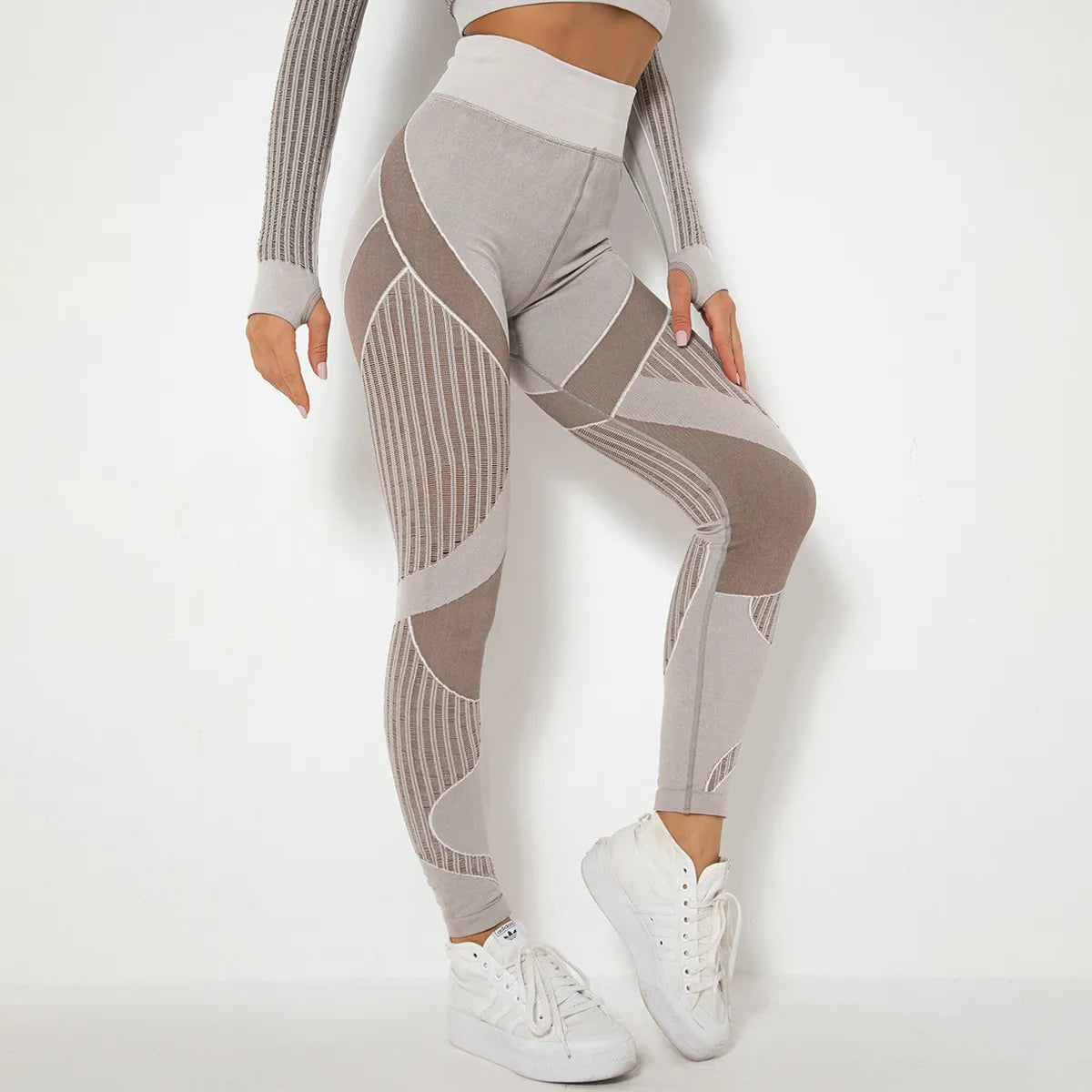 FlexFit™ Seamless Yoga Leggings – High-Waist Hip-Lifting Fitness Pants