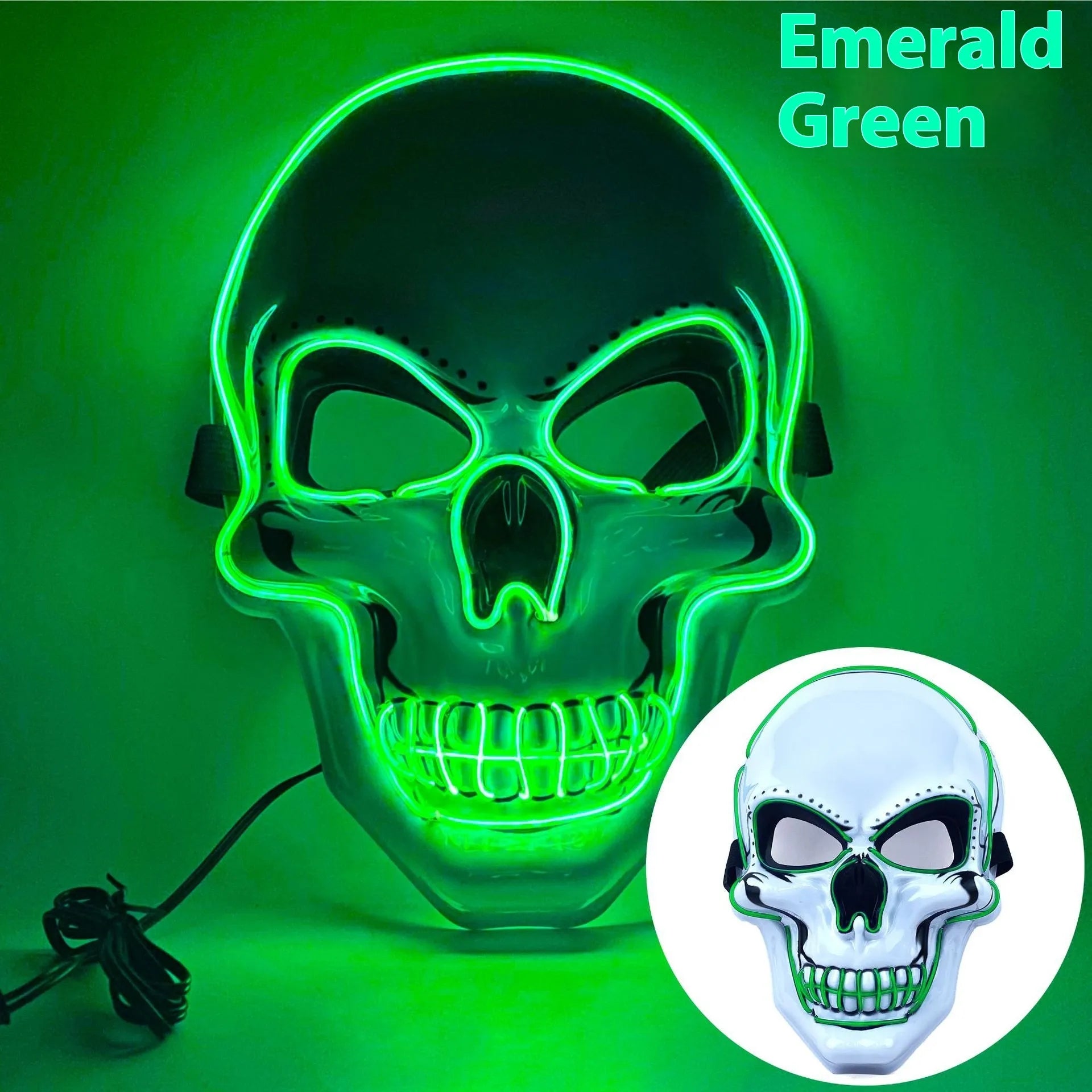SkullGlow™ LED Luminous Halloween Party Mask