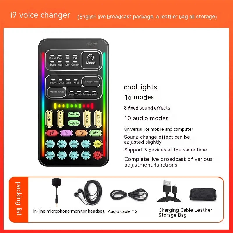 ποΈ Mini Sound Card & Voice Changer β Level Up Your Streaming & Recordings! ποΈ