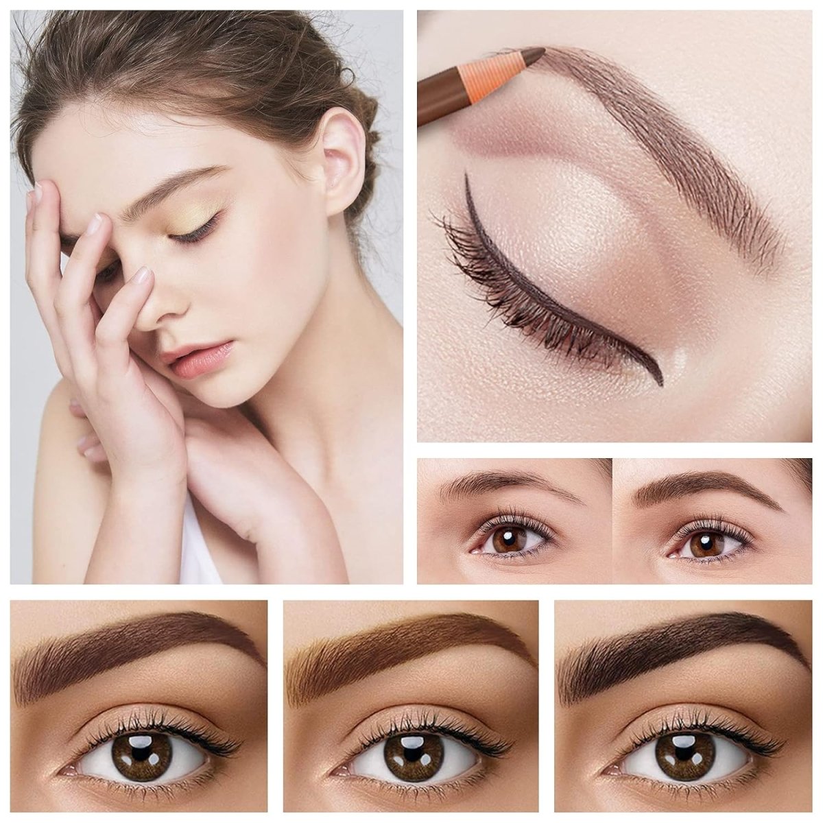 ✨ Brown Microblading Eyebrow Pencil – Waterproof, Smudge-Proof, & Long-Lasting! ✨