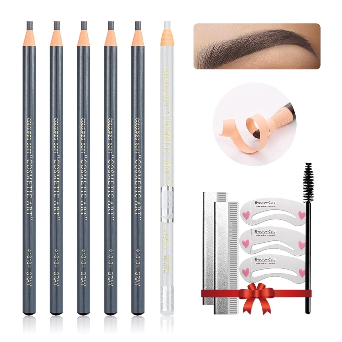 ✨ Brown Microblading Eyebrow Pencil – Waterproof, Smudge-Proof, & Long-Lasting! ✨