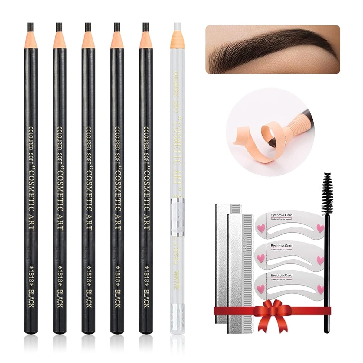 ✨ Brown Microblading Eyebrow Pencil – Waterproof, Smudge-Proof, & Long-Lasting! ✨