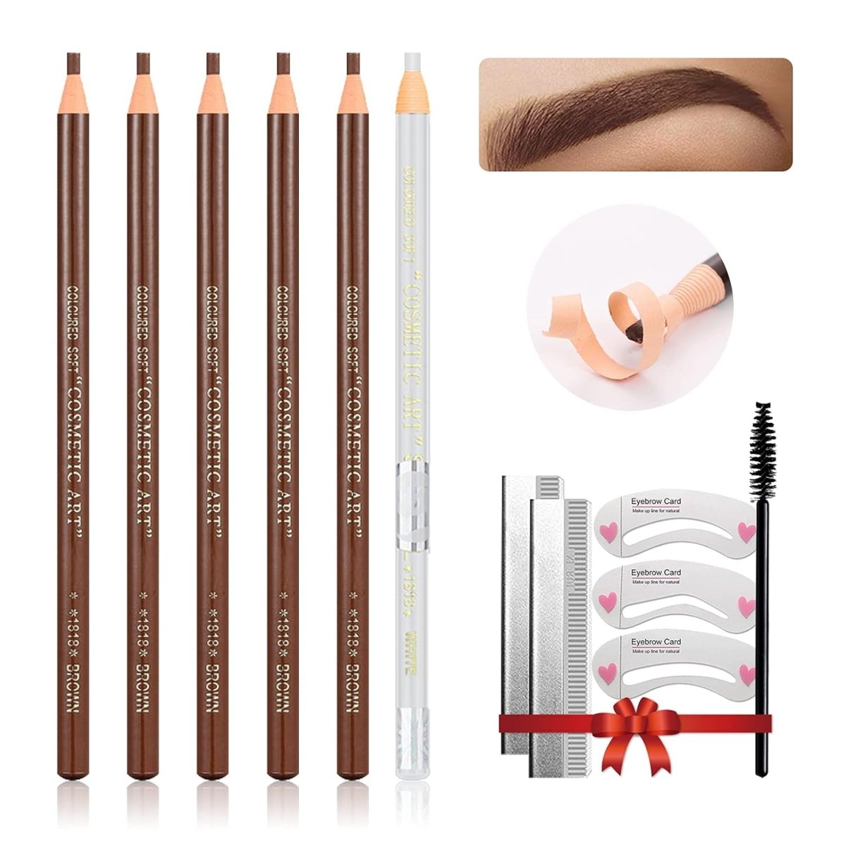 ✨ Brown Microblading Eyebrow Pencil – Waterproof, Smudge-Proof, & Long-Lasting! ✨