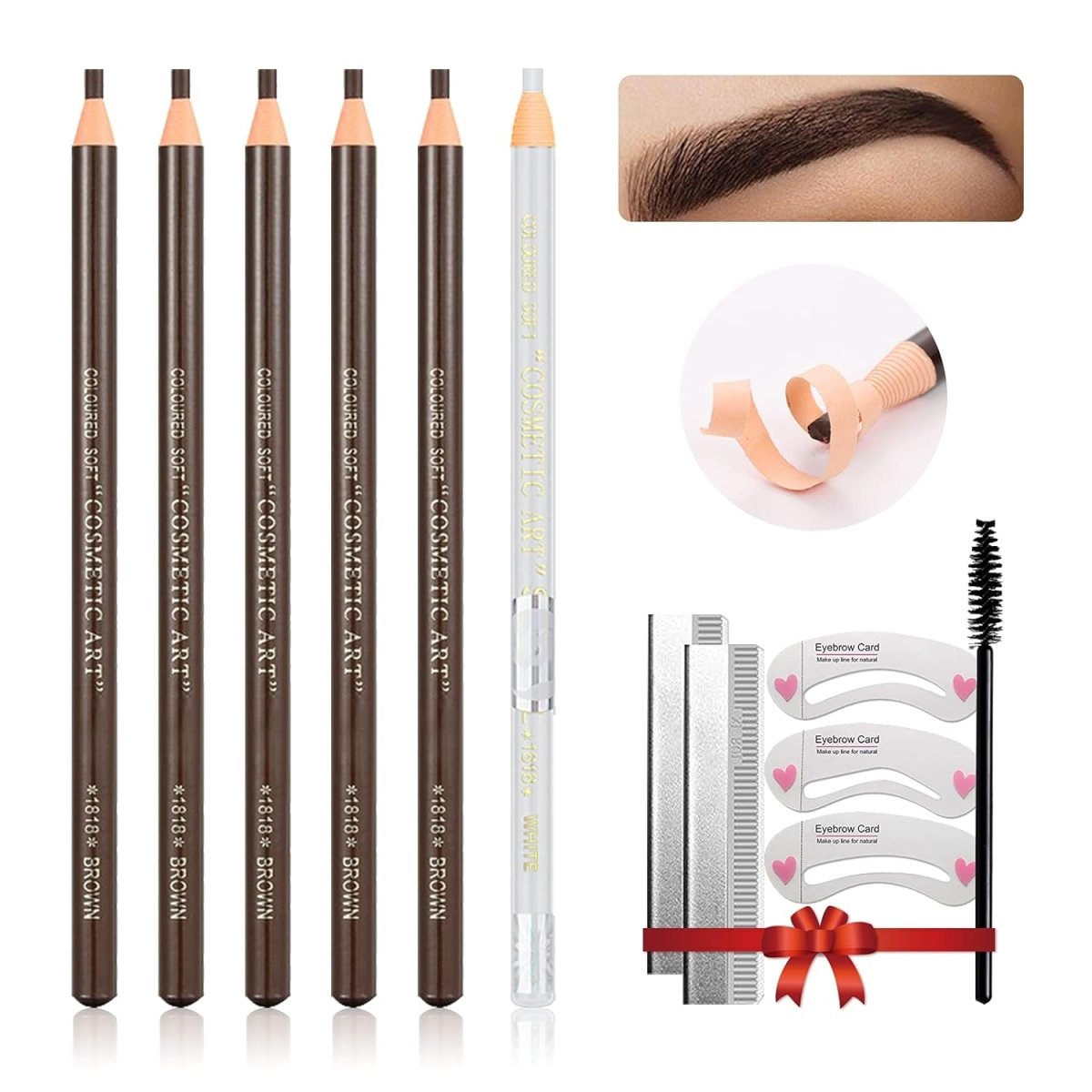 ✨ Brown Microblading Eyebrow Pencil – Waterproof, Smudge-Proof, & Long-Lasting! ✨