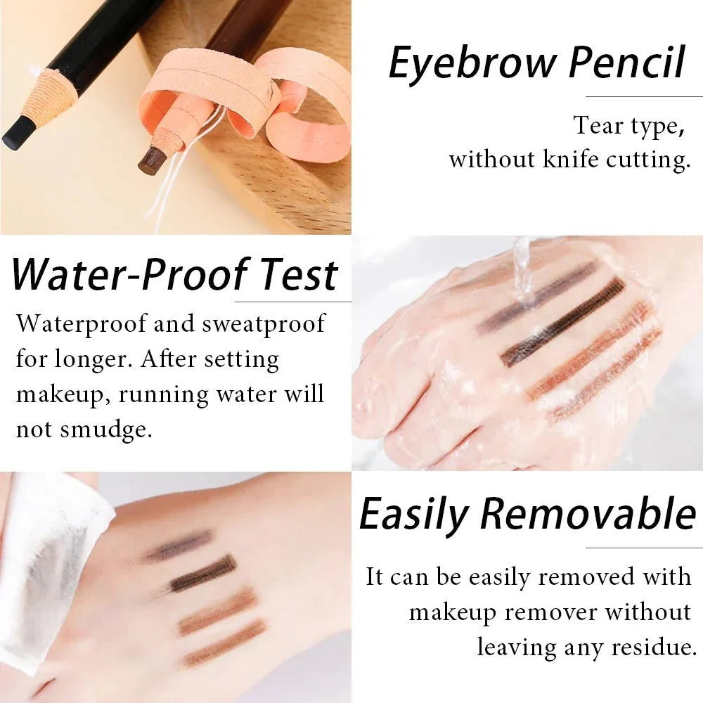 ✨ Brown Microblading Eyebrow Pencil – Waterproof, Smudge-Proof, & Long-Lasting! ✨