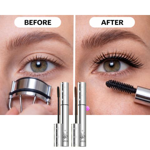LashLift™ Sunflower Mascara Waterproof Curling Mascara + Eyelash Curler Set