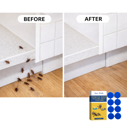 RoachTrap™ TotalClean Powerful Cockroach Bait Station (8PCS Set)
