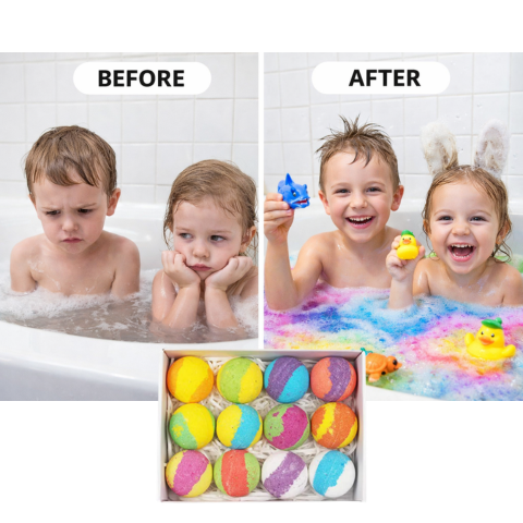 BathBomb™ SurpriseFizz 6-Pack Scented Bath Bomb Gift Set with Toy