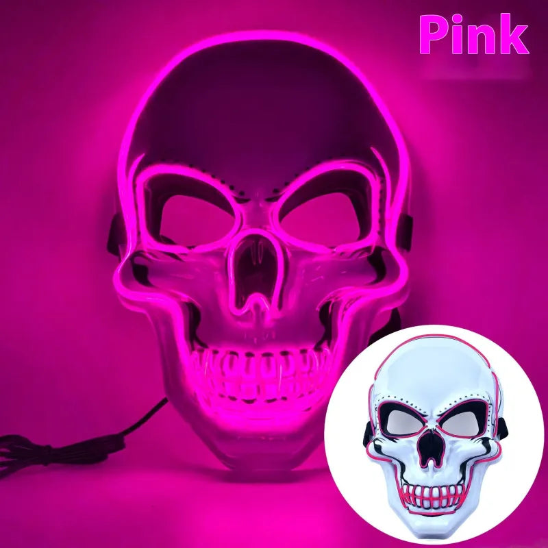 SkullGlow™ LED Luminous Halloween Party Mask