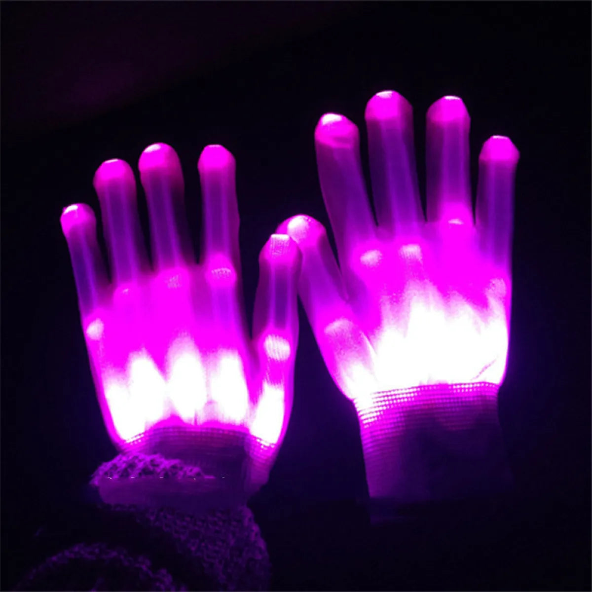 SkeletonShine™ LED Light-Up Skeleton Hand Gloves