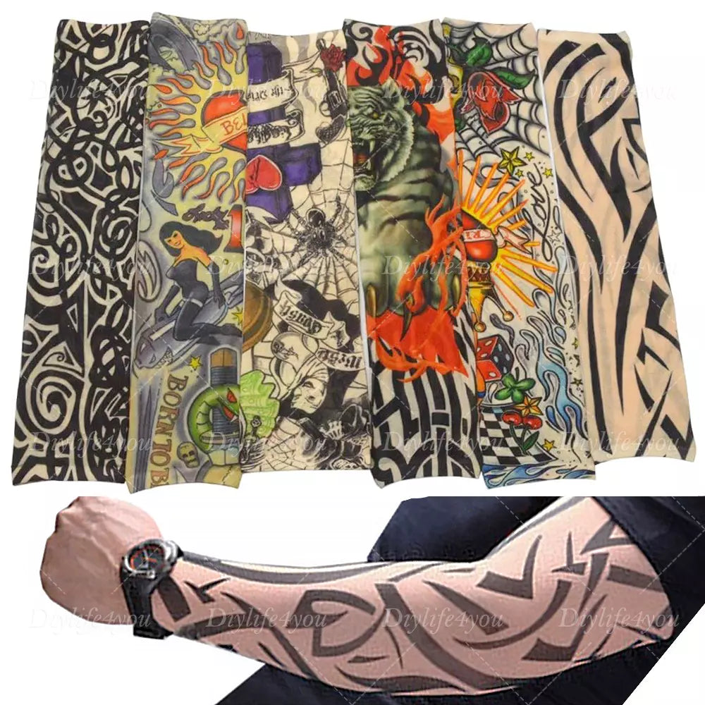 π₯ 6PC Tattoo Arm Sleeves Kit β Instant Ink, Zero Commitment! π₯