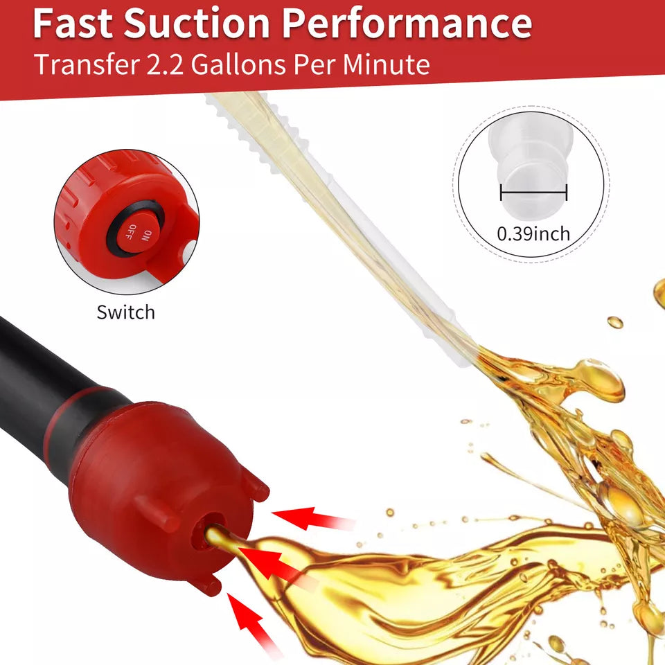 🚗 Portable Electric Oil & Fuel Pump – Efficient & Reliable!