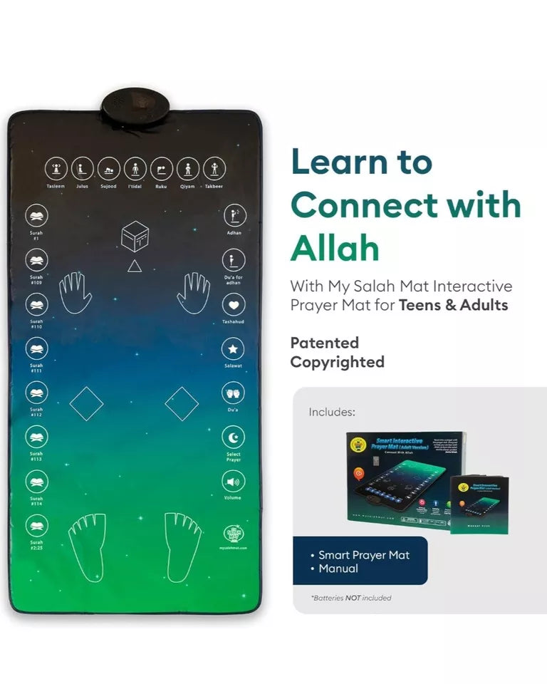 🔥Interactive Muslim Prayer Mat – Teach Kids Salah in a Fun & Engaging Way! 🔥