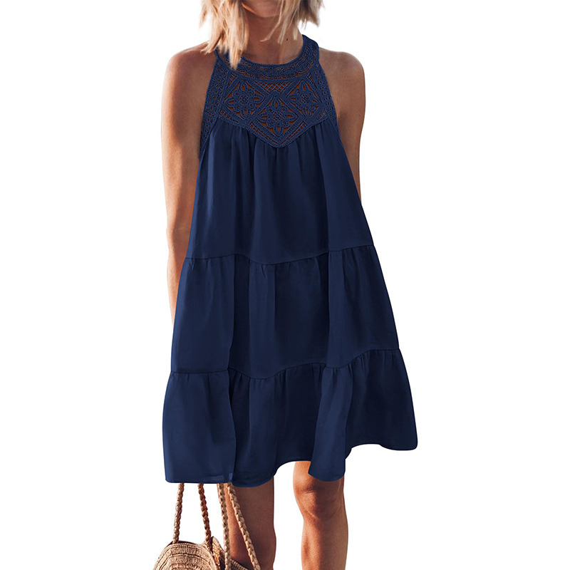 👗 EleganceFlow™ High-Waist Sleeveless Maxi Dress