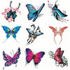 InkBloom™ Waterproof Fashion Tattoo Sticker Set (Flowers & Butterflies)