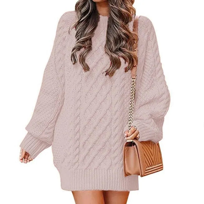 TwistKnit™ Women’s Long Sleeve Sweater Dress