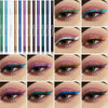 LuxeLine™ PrismGlow Eyeliner Set (12 Colors) Pearlescent Metallic Eye Definer