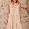 👗 EleganceFlow™ High-Waist Sleeveless Maxi Dress