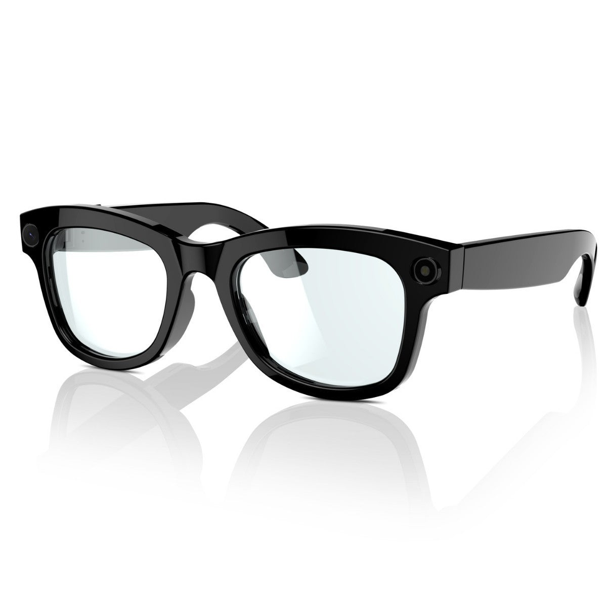 VisionSpeak™ HD Camera & AI Translation Smart Glasses – Black & Transparent Lens