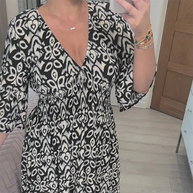 👗 FlowMuse™ Effortless Loose-Fit Dress