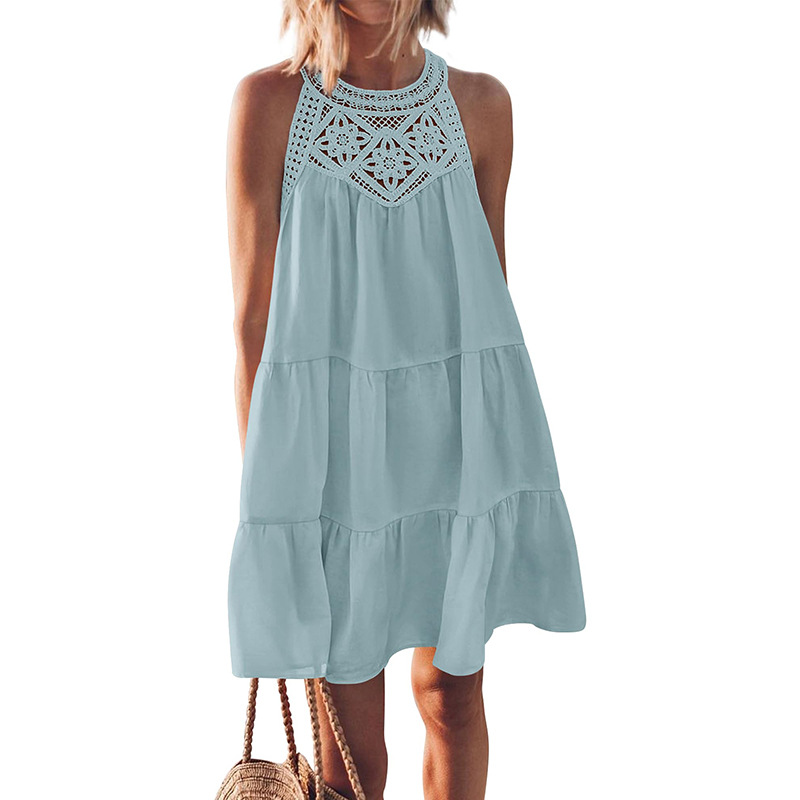 👗 EleganceFlow™ High-Waist Sleeveless Maxi Dress