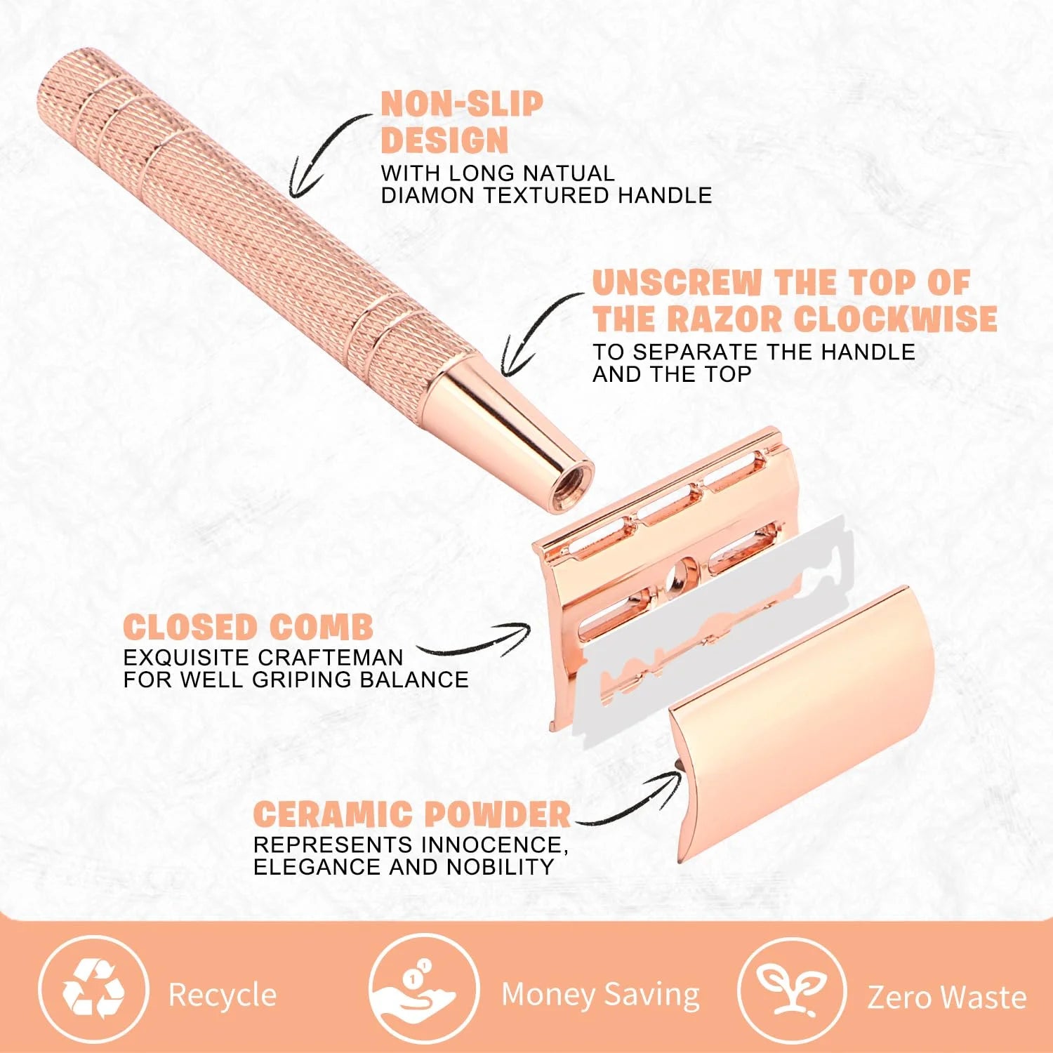 SteelGlide™ Vintage Double-Edge Safety Razor Kit – Vital Smyle