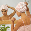 🛁 LuxeCap™ Double-Layer Shower Cap
