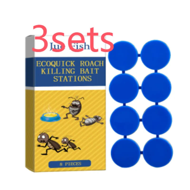 RoachTrap™ TotalClean Powerful Cockroach Bait Station (8PCS Set)
