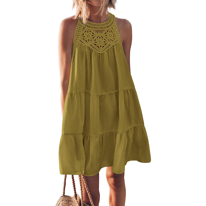 👗 EleganceFlow™ High-Waist Sleeveless Maxi Dress