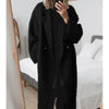 ÉléganceUrbane™ Women’s Multi-Color Woolen Long Trench Coat