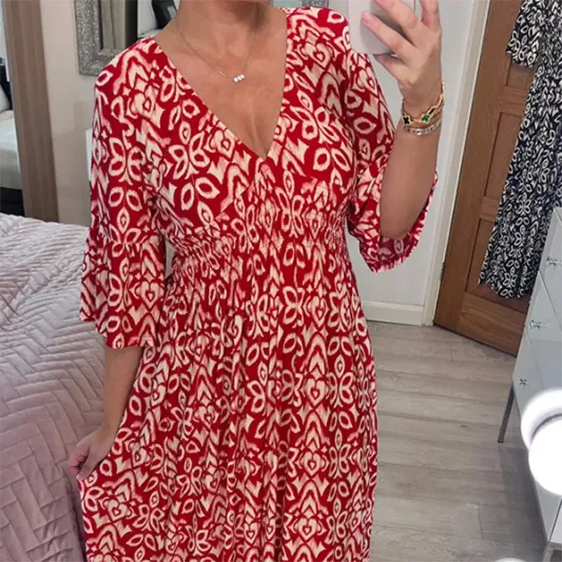 👗 FlowMuse™ Effortless Loose-Fit Dress