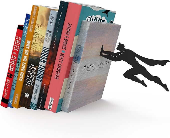 HeroHold™ Floating Superhero Bookends