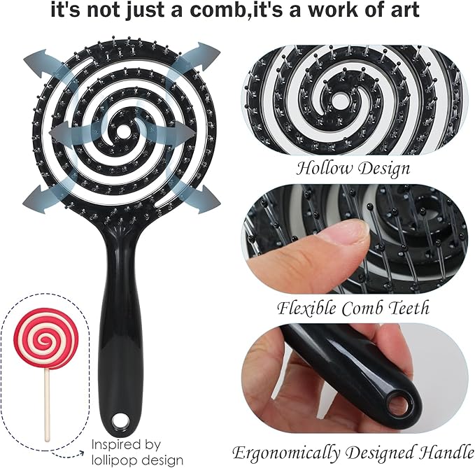 SilkSweep™ Frizz-Free Massage Comb