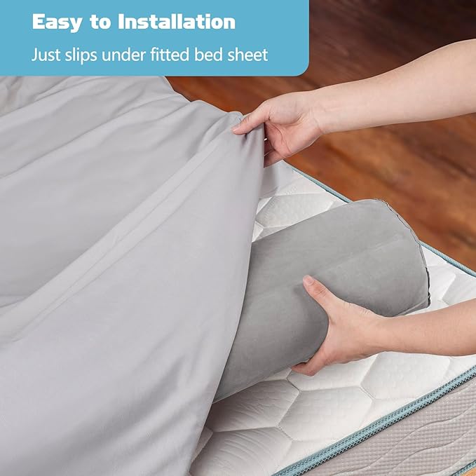 🛏️ Official Inflatable Toddler Travel Bed Rails with Pump