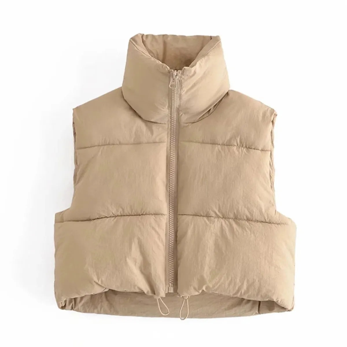 StyleCoton™ Women’s Cotton Vest with Zipper & Stand-Up Collar – Vital Smyle