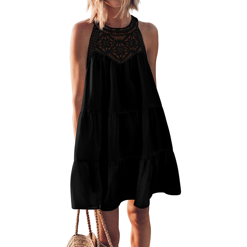 👗 EleganceFlow™ High-Waist Sleeveless Maxi Dress