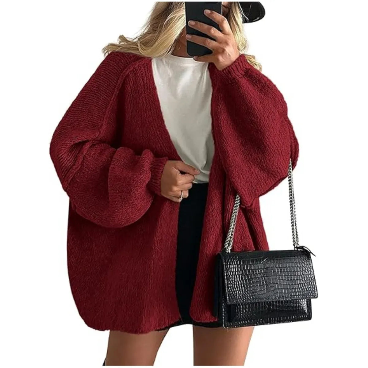 KnitEase™ Women’s Casual Knit Sweater Coat