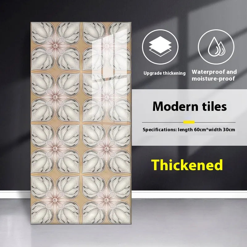 TileSticker™ MarbleGlow Self-Adhesive Waterproof Wall Tile Sticker