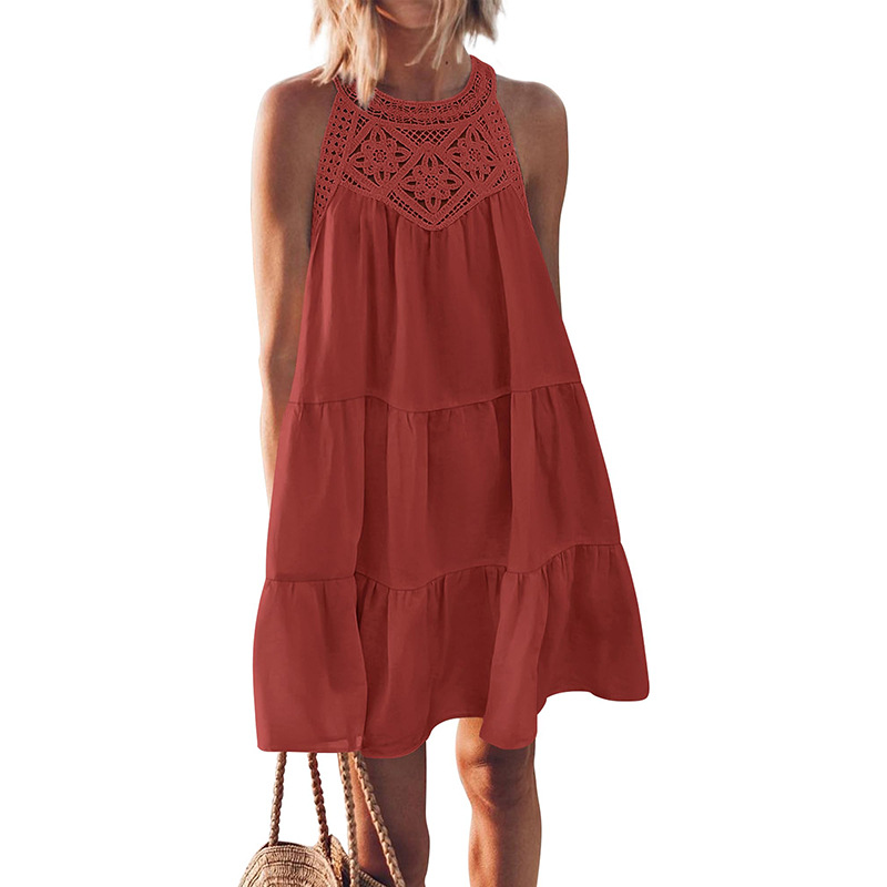 👗 EleganceFlow™ High-Waist Sleeveless Maxi Dress