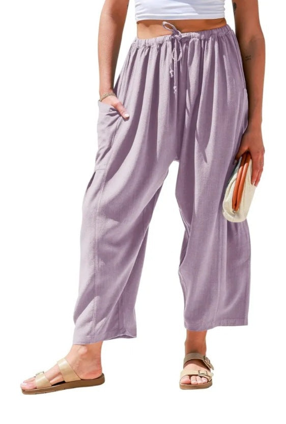 👖 FlexiFit™ – High-Stretch Casual Pocket Pants