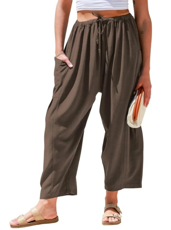 👖 FlexiFit™ – High-Stretch Casual Pocket Pants