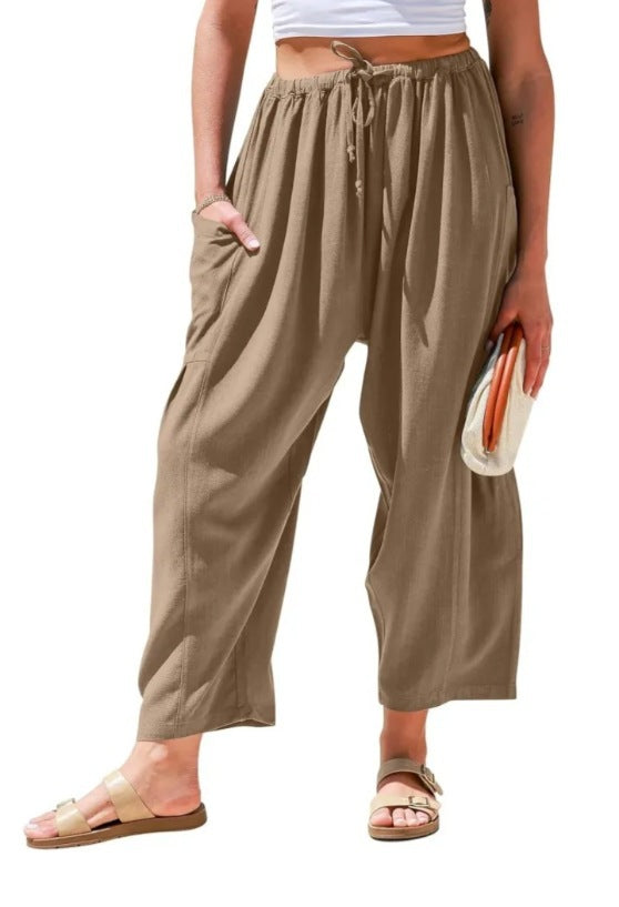👖 FlexiFit™ – High-Stretch Casual Pocket Pants
