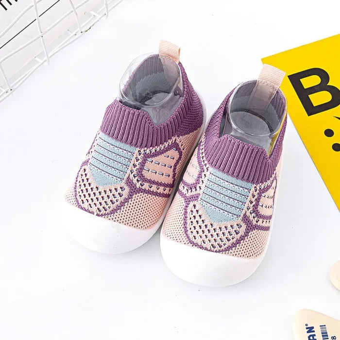 SnuggleStep™ Soft Sole Anti-Slip Baby Walking Shoes