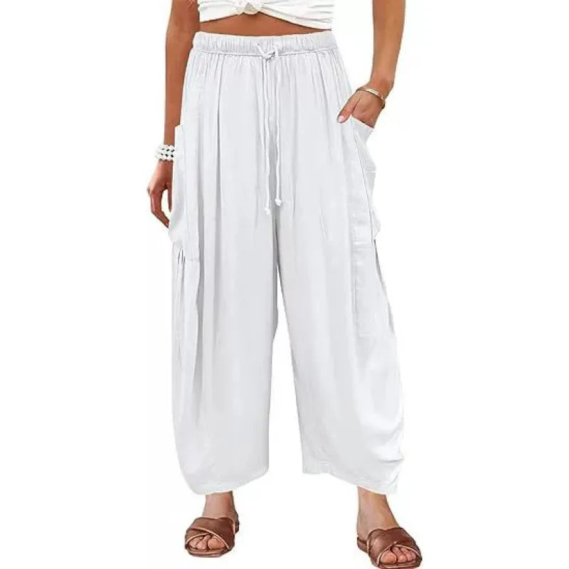 👖 FlexiFit™ – High-Stretch Casual Pocket Pants