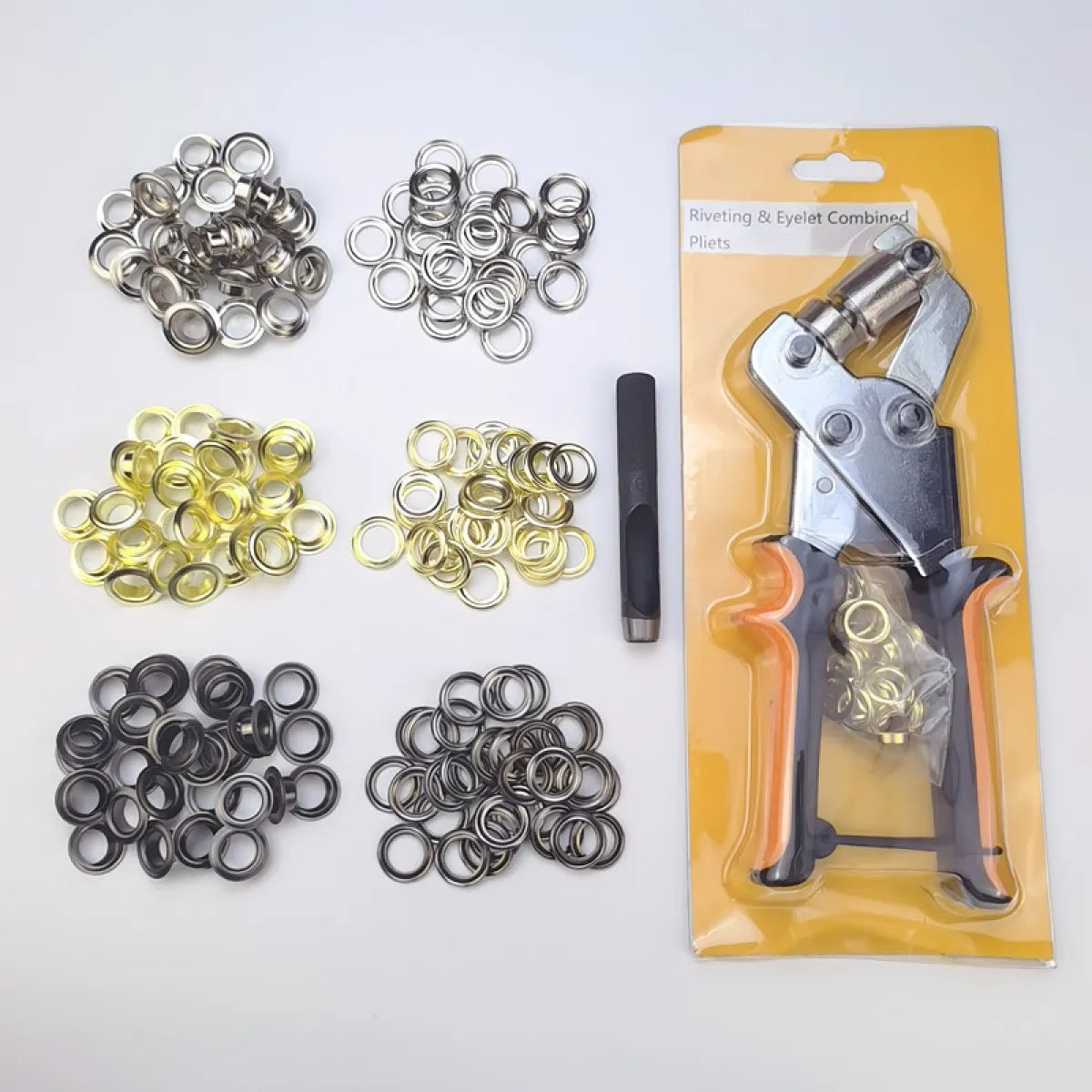 HoleFix™ 10mm Eyelet & Pliers Kit (90 Sets)